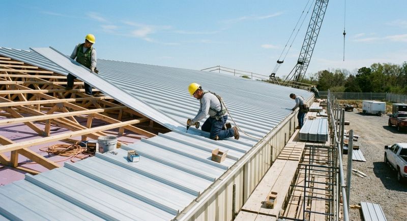 Aluminum Roof Installation in Lafayette Hill, PA