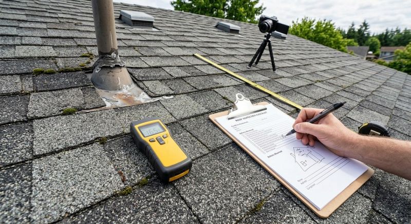 Asphalt Roof Inspection in Fairless Hills, PA