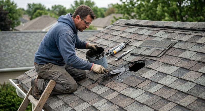 Asphalt Roof Leak Repair in Glenolden, PA