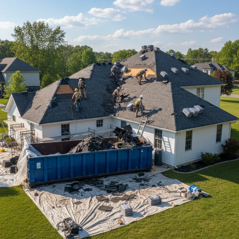Asphalt Roof Replacement in Barto, PA