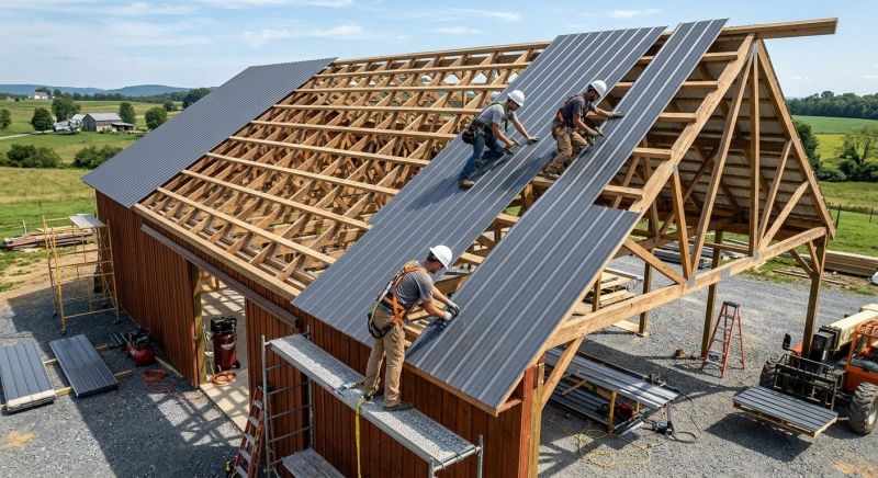 Barn Roof Construction in Ambler, PA