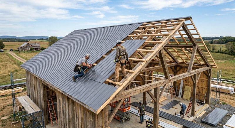 Barn Roof Construction in Ambler, PA