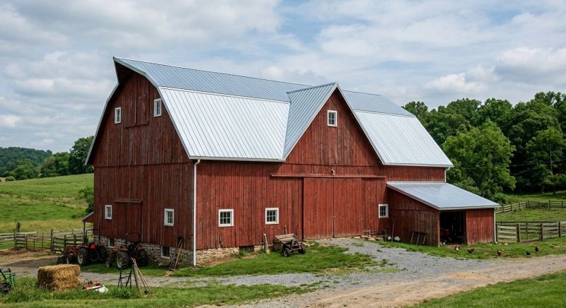 Barn Roof Replacement in Burlington, NJ