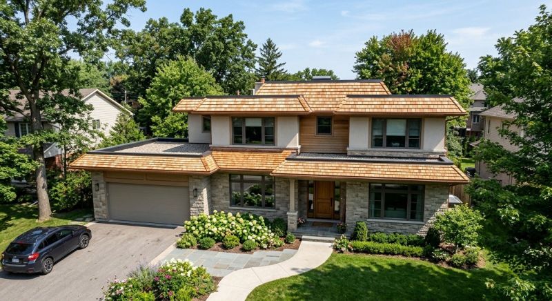 Cedar Shake Roof Construction in Bristol, PA
