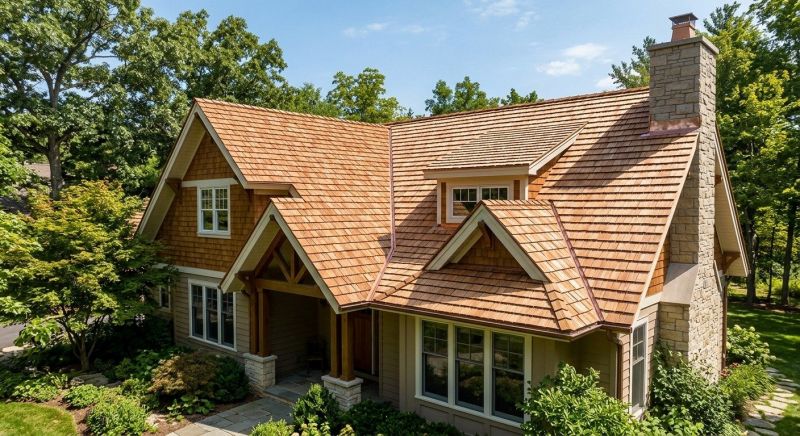 Cedar Shake Roof Construction in Drexel Hill, PA