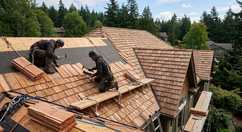 Cedar Shake Roof Construction in Telford, PA