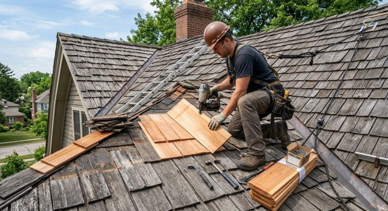 Cedar Shake Roof Repair in Audubon, NJ