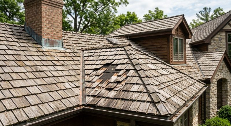 Cedar Shake Roof Repair in Chalfont, PA