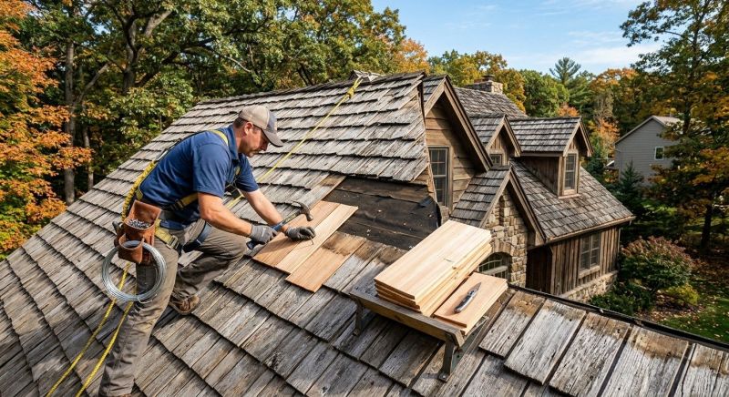 Cedar Shake Roof Repair in Haddon Heights, NJ