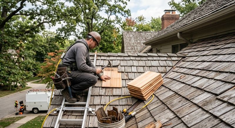 Cedar Shake Roof Repair in Norristown, PA