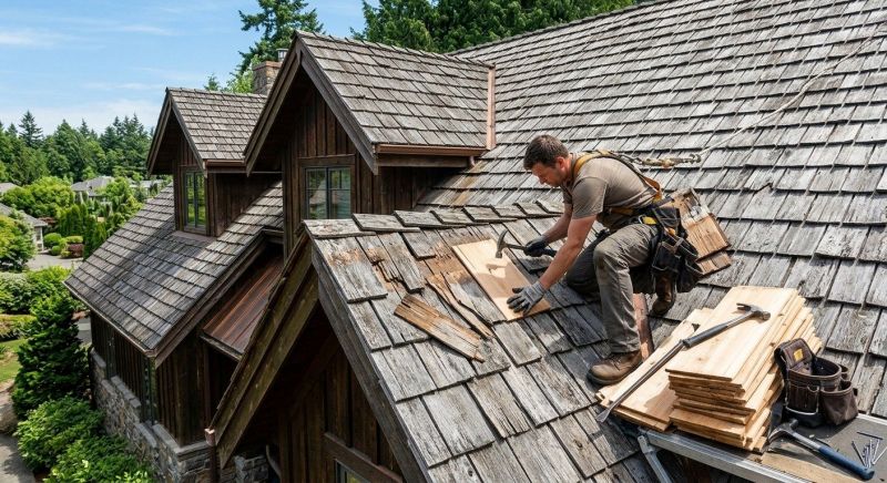Cedar Shake Roof Repair in Riverton, NJ