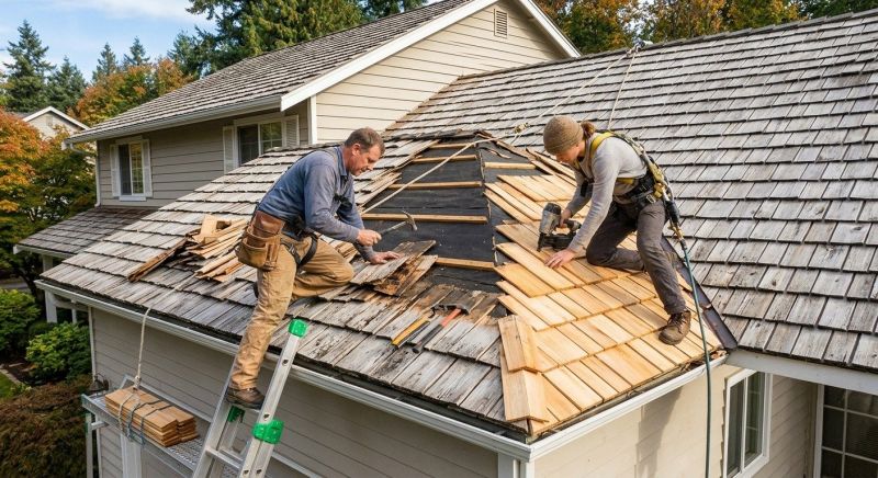 Cedar Shingles Repair in Hainesport, NJ