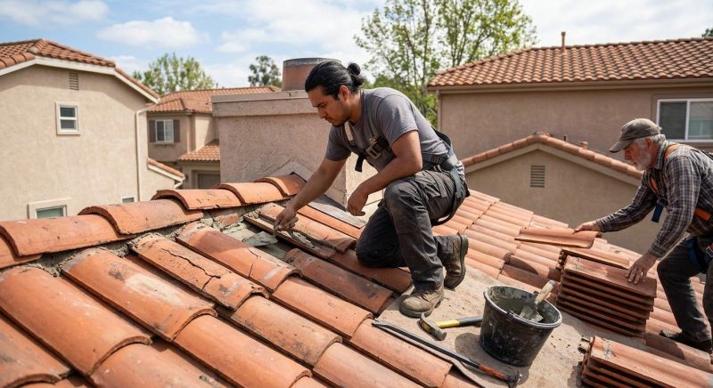Clay Roof Leak Repair in Ambler, PA