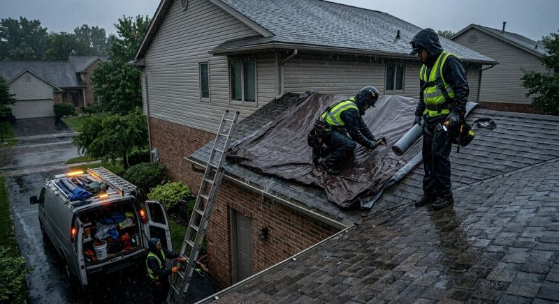Collapsing Roof Repair in Ambler, PA