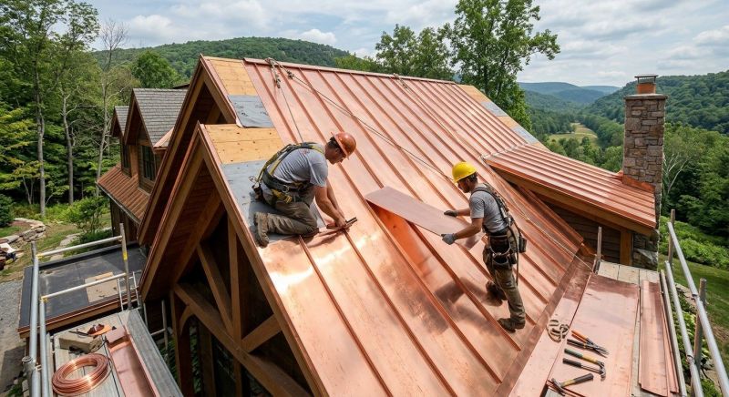 Copper Roof Installation in Ambler, PA