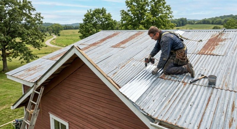 Corrugated Roof Repair in Dresher, PA