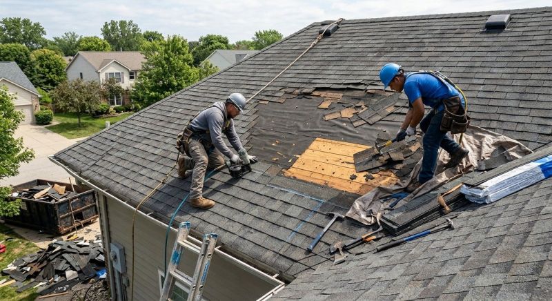 Damaged Roof Repair in Bala Cynwyd, PA