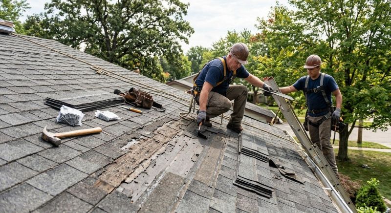 Damaged Roof Repair in Bryn Mawr, PA