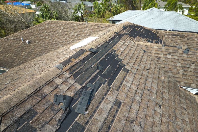 Damaged Roof Replacement in Burlington, NJ