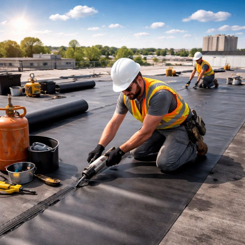 Epdm Roof Installation in Cherry Hill, NJ