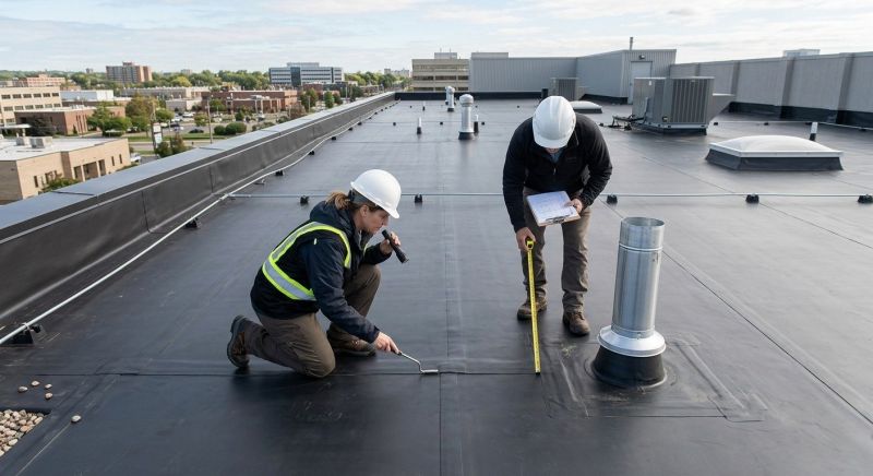 Flat Roof Inspection in Ambler, PA