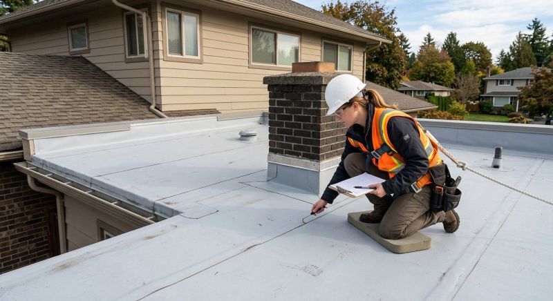 Flat Roof Inspection in Ambler, PA