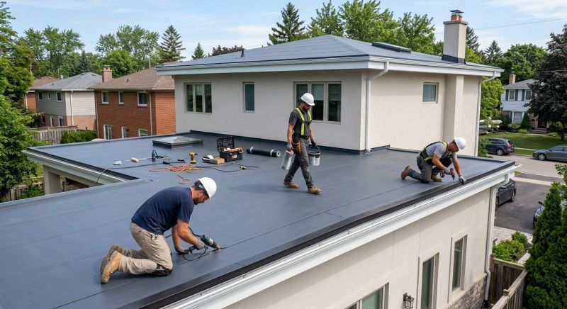 Flat Roof Installation in Berwyn, PA
