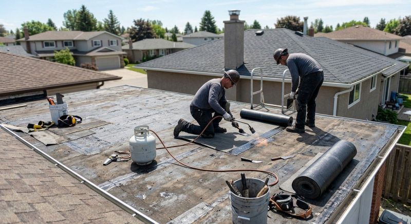 Flat Roof Repair in Huntingdon Valley, PA