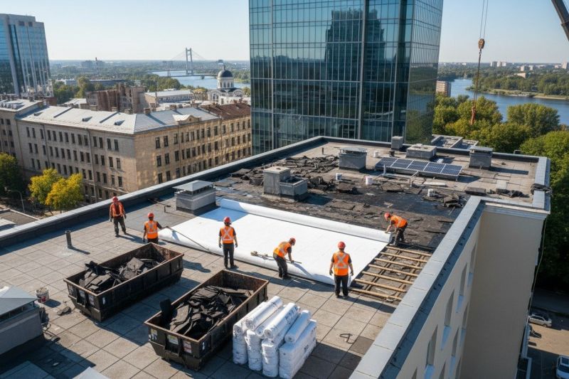Flat Roof Replacement in Gilbertsville, PA