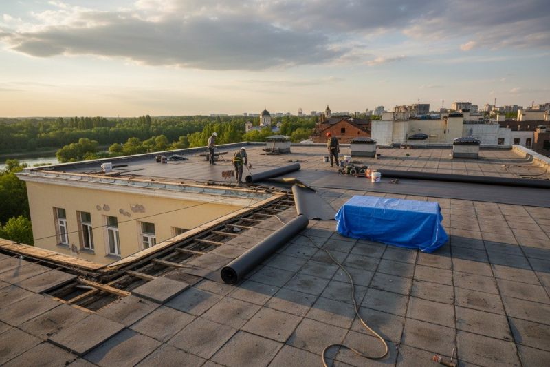 Flat Roof Replacement in Lansdale, PA