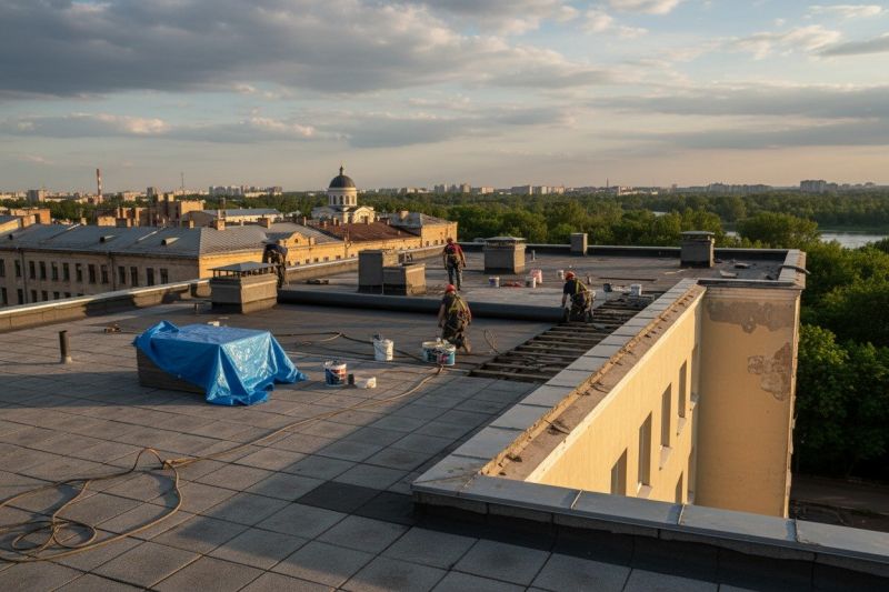 Flat Roof Replacement in Lansdowne, PA
