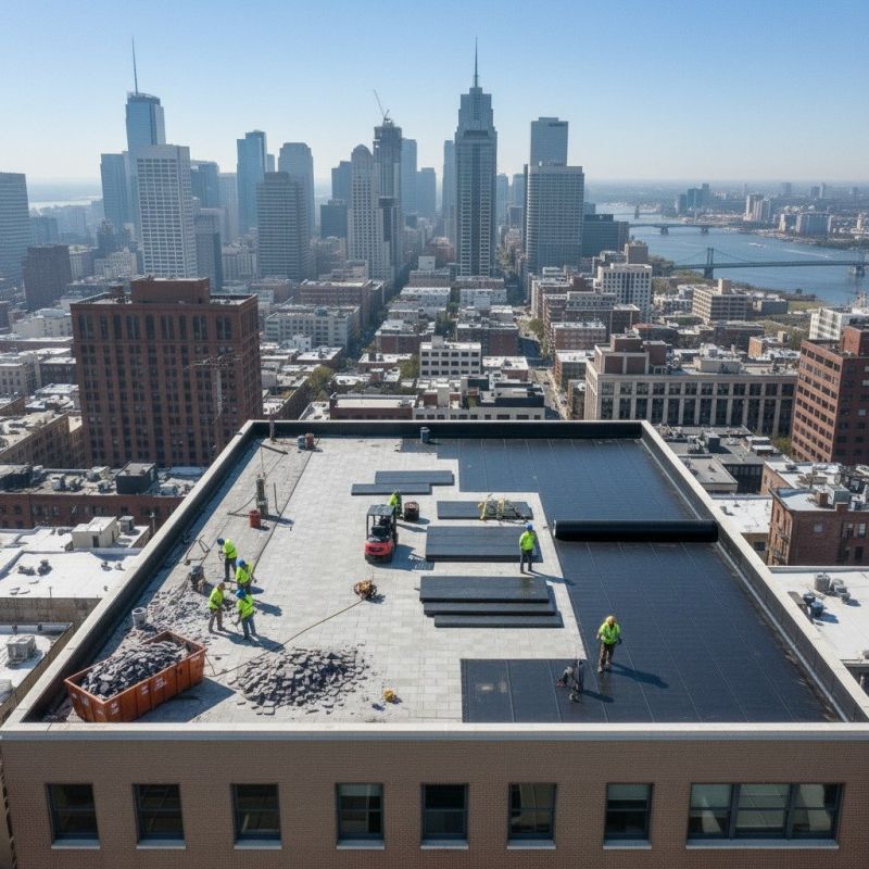 Flat Roof Replacement in North Wales, PA