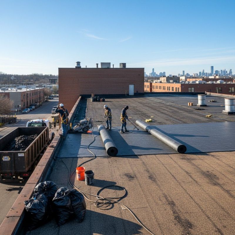 Flat Roof Replacement in Perkasie, PA