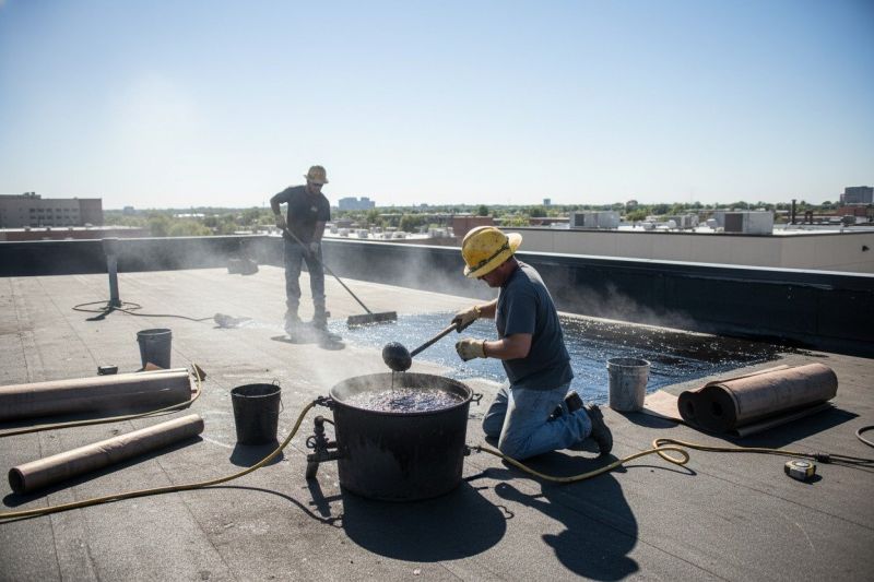 Flat Roof Tar Repair in Ambler, PA