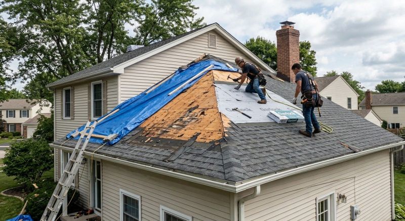 Hail Damage Roof Repair in Barto, PA