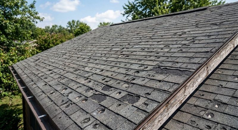 Hail Damage Roof Repair in Lafayette Hill, PA