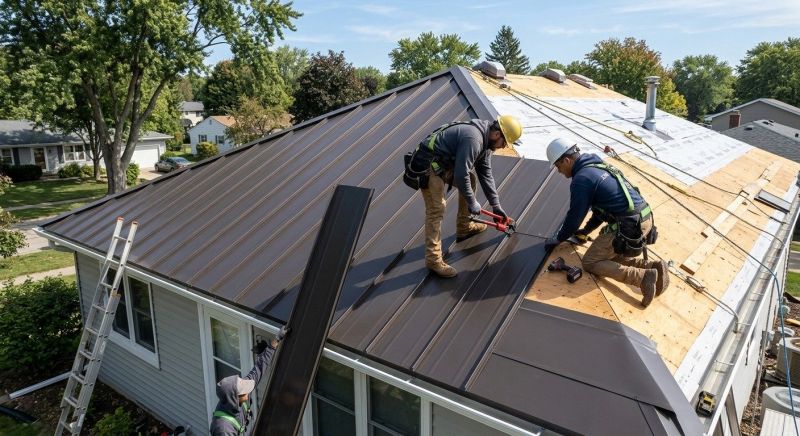 Metal Roof Installation in Upper Black Eddy, PA