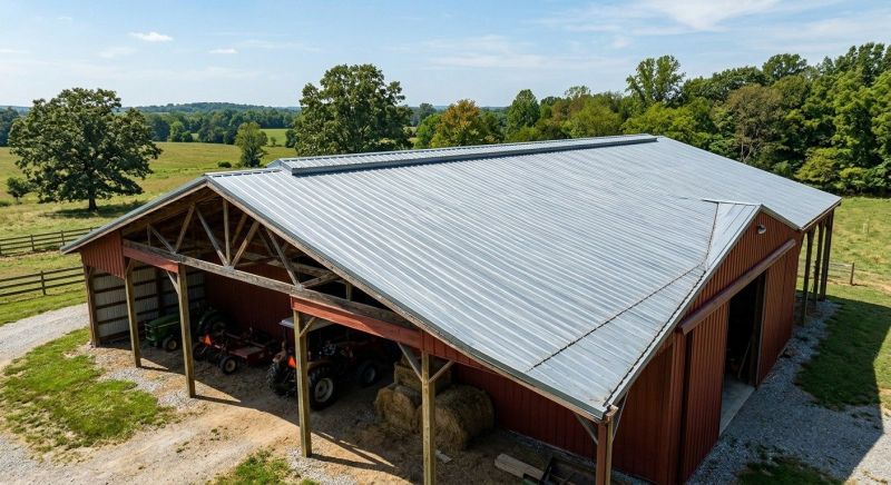 Pole Barn Roof Repair in Audubon, NJ
