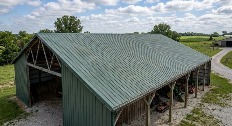 Pole Barn Roof Repair in Norristown, PA