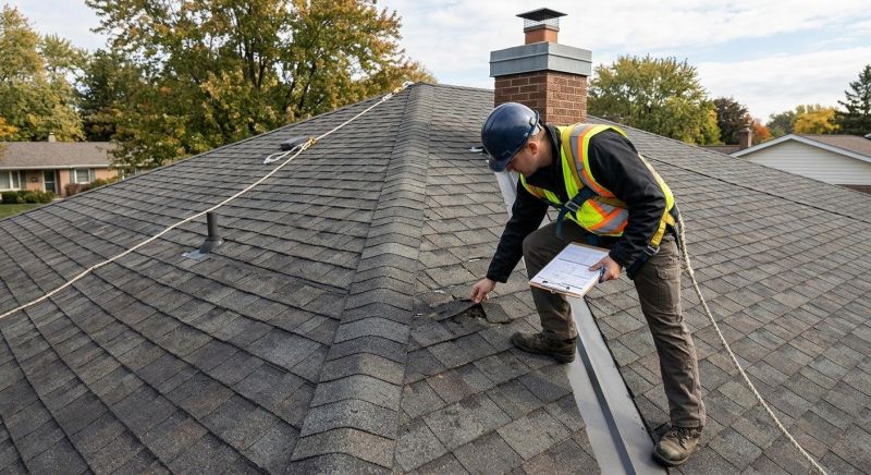 Roof Damage Inspection in Bensalem, PA