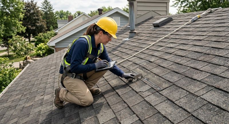 Roof Damage Inspection in Bensalem, PA