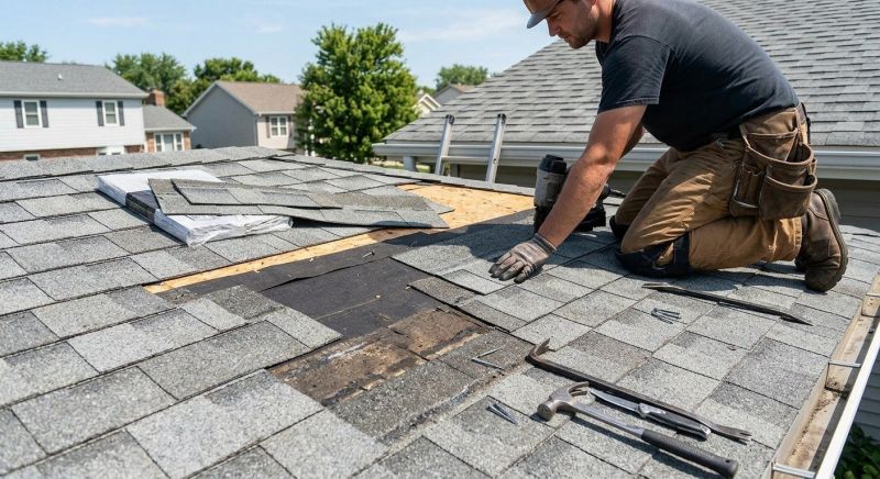 Roof Ridge Repair in Ambler, PA