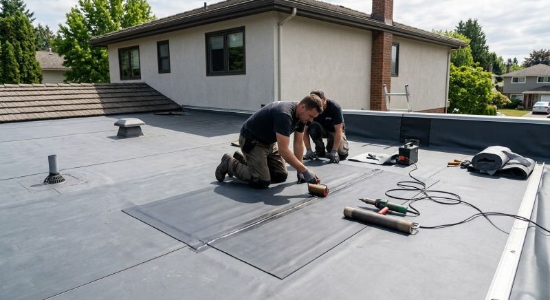 Rubber Roof Repair in Gladwyne, PA