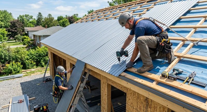 Sheet Roofing Installation in Dublin, PA