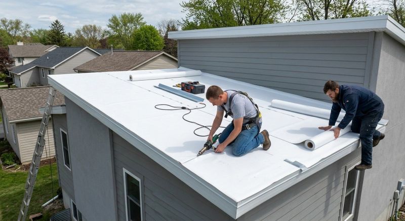 Single Ply Roof Installation in Horsham, PA