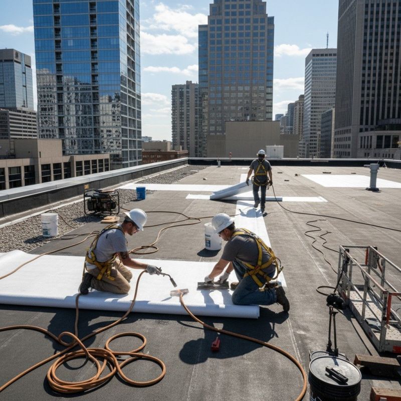 Single Ply Roof Repair in Burlington County, NJ