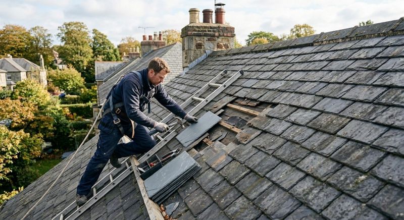 Slate Roof Repair in Cherry Hill, NJ