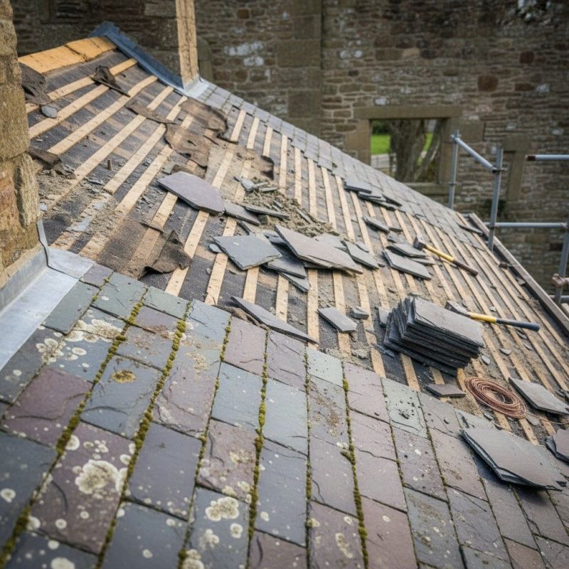 Slate Roof Replacement in Stockton, NJ
