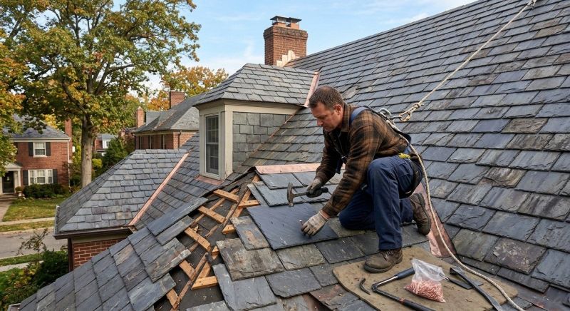 Slate Shingles Repair in Lansdowne, PA