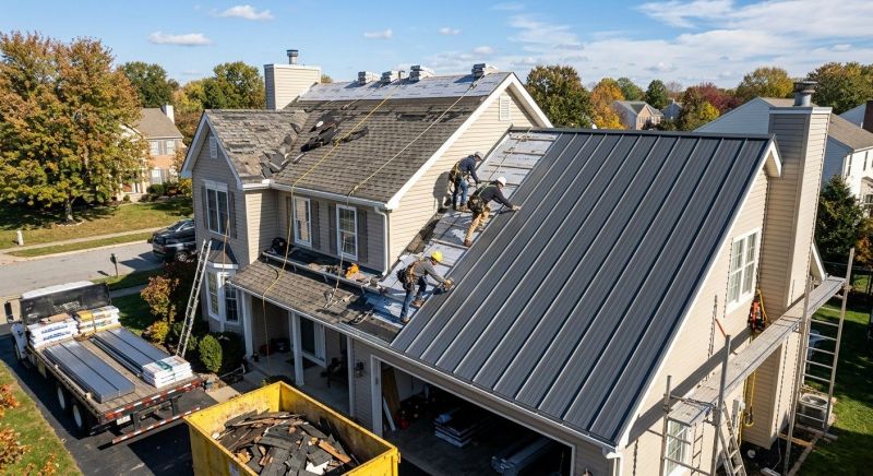Steel Roof Replacement in Gilbertsville, PA